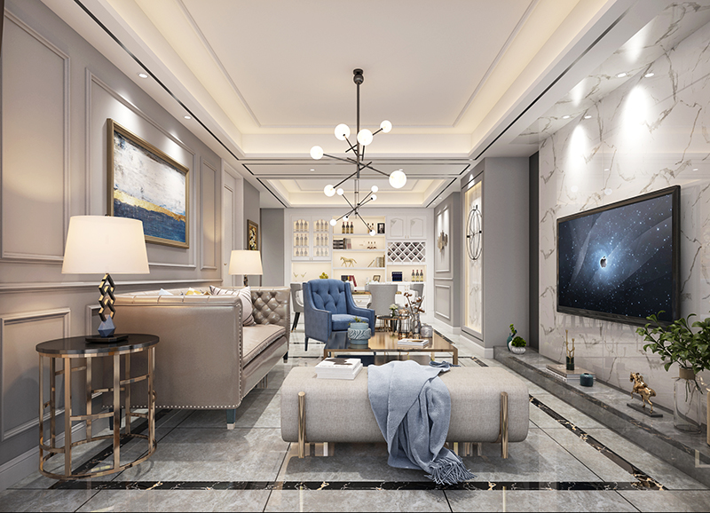 南京106㎡婚房歐式風(fēng)格裝修，盡顯優(yōu)雅浪漫！