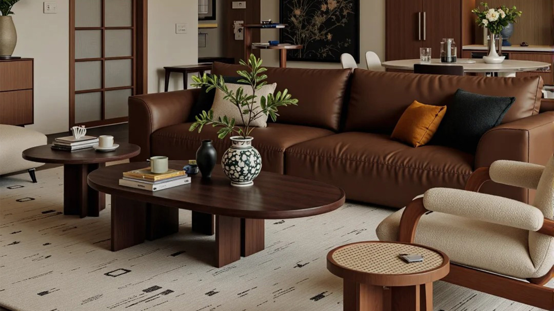 中古風(fēng)｜復(fù)古韻味與現(xiàn)代舒適交織的時光居所