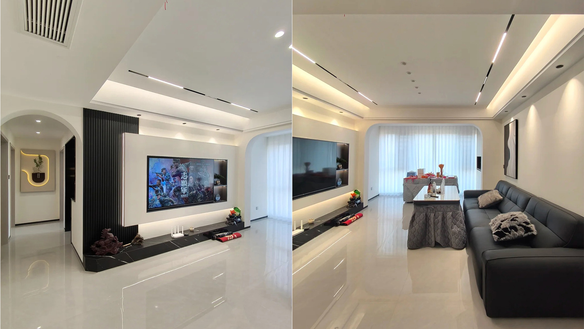 現(xiàn)代簡約風(fēng)|中性色調(diào)開放布局的優(yōu)雅空間設(shè)計