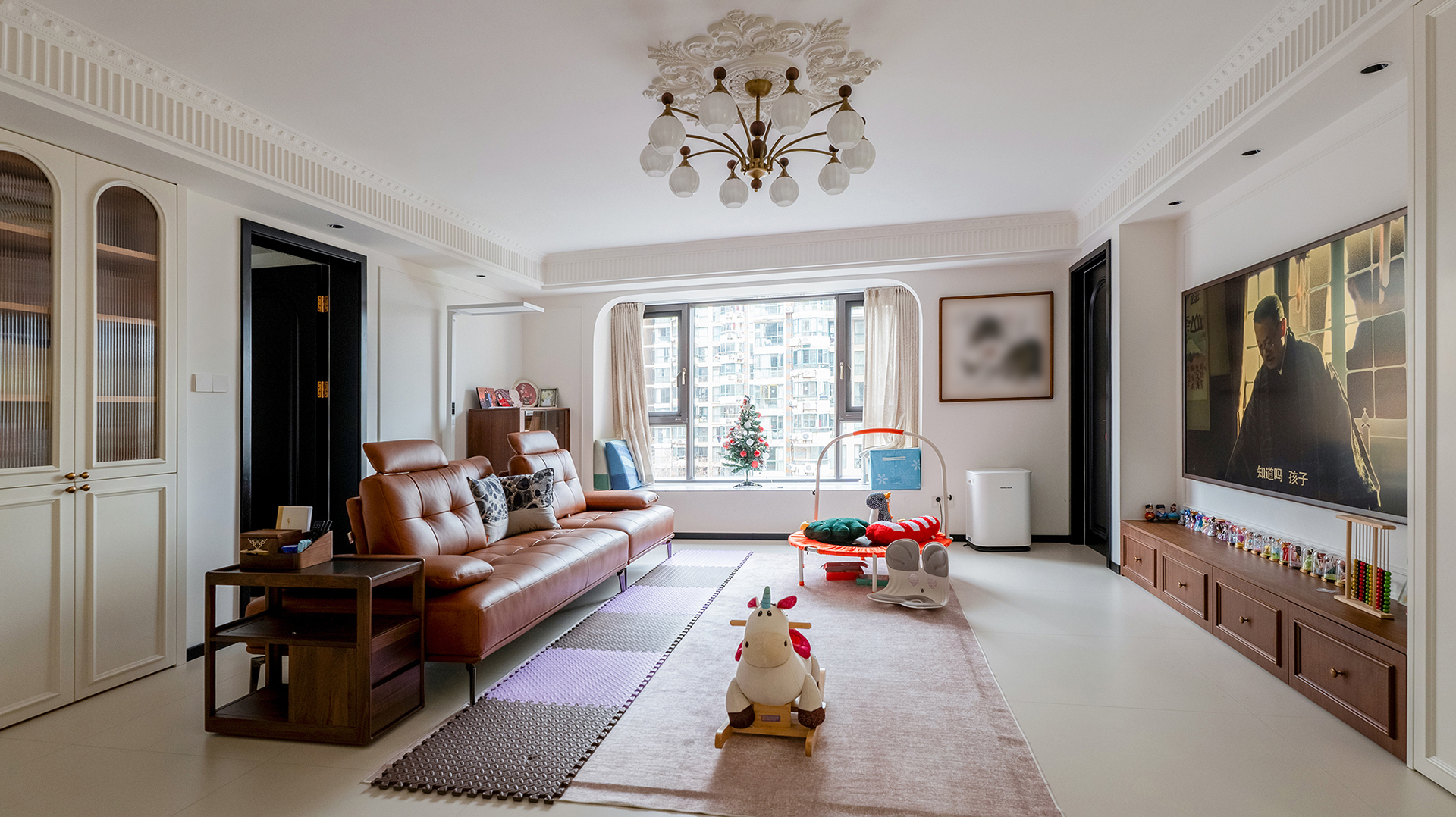 法式復古筑家 柔調(diào)裹雕花細節(jié)生活暖意